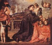 PEREDA, Antonio de St Anthony of Padua with Christ Child af Spain oil painting artist